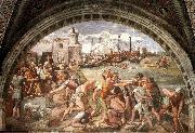 RAFFAELLO Sanzio The Battle of Ostia oil painting